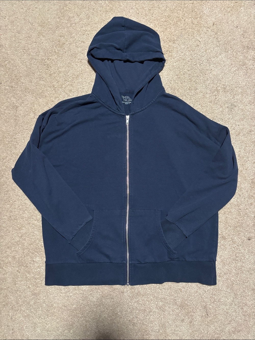 Navy Full-Zip Hoodie